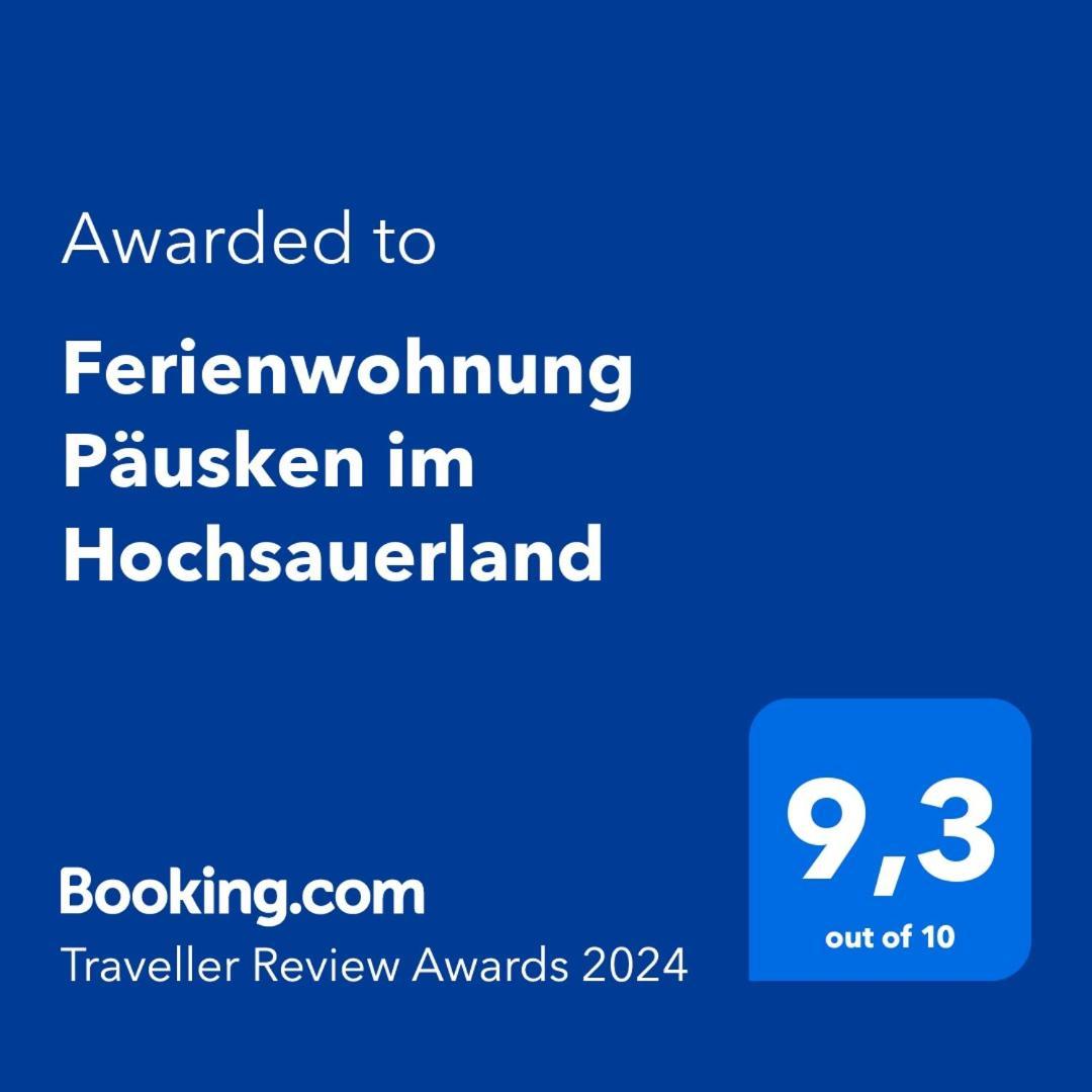 Ferienwohnung Paeusken Im Hochsauerland- E- Bike Und Auto Laden Moeglich Bestwig Exteriör bild